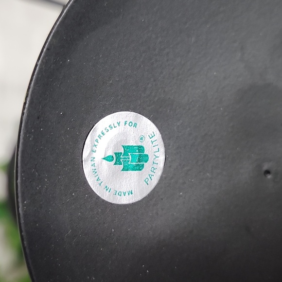 👉*PARTYLITE* SPIRAL LITE TRIO SET ~WROUGHT IRON & FROSTED GLASS ~RETIRED ~3 SZ - Picture 6 of 11